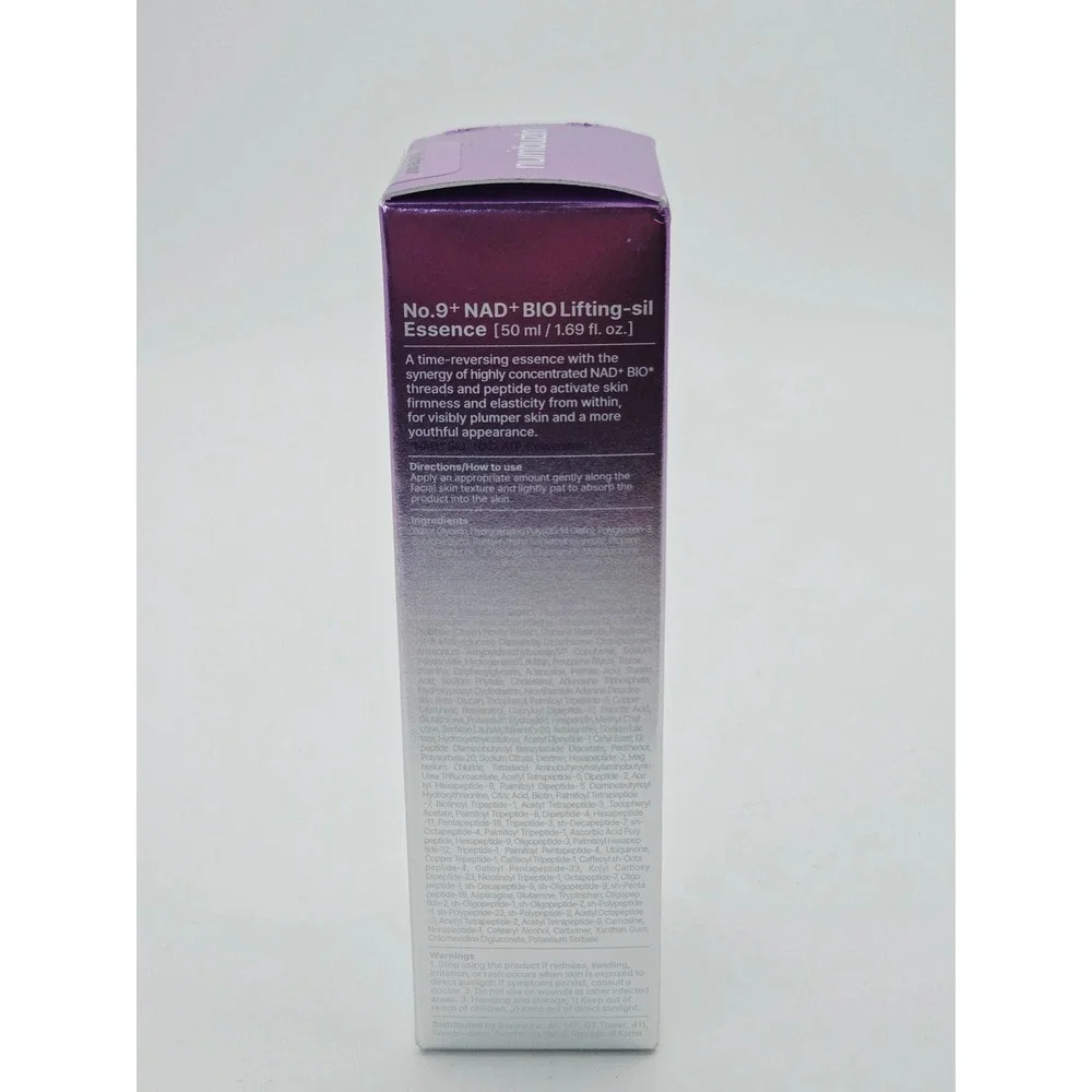 numbuzin No.9+ NAD+ BIO Lifting-sil Essence 50ml 1.69 fl oz Anti-Aging K-Beauty